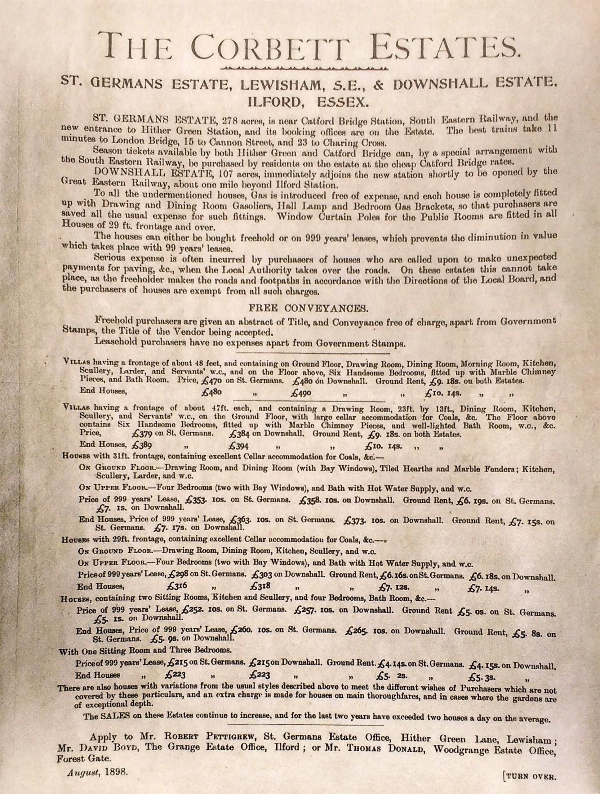 to the Corbett Society website. The Archibald Corbett Society